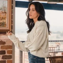 Women‘s Cable Knit Polo Collar Sweater - Cupshe -BLAZER GUEST 648c665c ce3a 49dd 823c 08309dc38e22