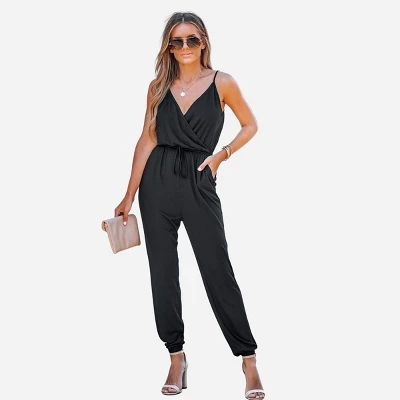 Women's Drawstring Jogger Jumpsuit - Cupshe 4 Women's Drawstring Jogger Jumpsuit - Cupshe - Image 4