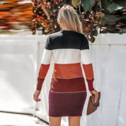 Women's Colorblock Bodycon Mini Sweater Dress - Cupshe -BLAZER GUEST 6b2a0e6d 2e6a 46d2 8f14 9400dd637bc3
