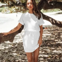 Women's Knit Drawstring Mini Dress - Cupshe 11 Women's Knit Drawstring Mini Dress - Cupshe -BLAZER GUEST 76368fe3 fed0 47ff b49a 809bdcab16e0