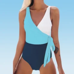 Women's Color Block Tie Side One Piece Swimsuit - Cupshe 16 Women's Color Block Tie Side One Piece Swimsuit - Cupshe -BLAZER GUEST 7f91b143 14c1 4142 af64 d0b84569ca92