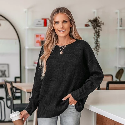 Women's Warm Hugs Drop Sleeve Sweater - Cupshe 5 Women's Warm Hugs Drop Sleeve Sweater - Cupshe - Image 5