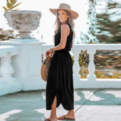 Women's Scoop Neck Side Slit Maxi Dress - Cupshe 17 Women's Scoop Neck Side Slit Maxi Dress - Cupshe -BLAZER GUEST 7fd0c2c3 3d25 4de7 a554 34983e266ca5