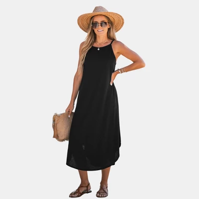 Women's Scoop Neck Cami Casual Midi Dress - Cupshe 7 Women's Scoop Neck Cami Casual Midi Dress - Cupshe - Image 7