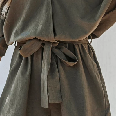 Women's Belted Surplice Short Romper - Cupshe 2 Women's Belted Surplice Short Romper - Cupshe - Image 2