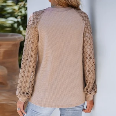 Women's Cutout Lace Sweater - Cupshe 3 Women's Cutout Lace Sweater - Cupshe - Image 3