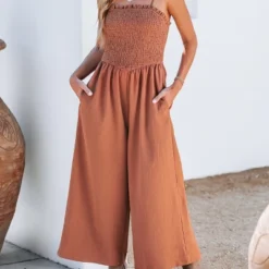 Women's Smocked Cami Jumpsuit - Cupshe 11 Women's Smocked Cami Jumpsuit - Cupshe -BLAZER GUEST 8ca6d587 5a68 41cb 8919 69abe7701ace