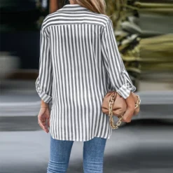 Women's Striped Button-Front Pocket Shirt - Cupshe 8 Women's Striped Button-Front Pocket Shirt - Cupshe -BLAZER GUEST 8cc22c4e 3b8e 4b2c aa8f 20a03ee1fcc4