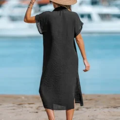 Women's Buttoned Cover Up Shirt Dress - Cupshe -BLAZER GUEST 90c639ec 397b 4fac b00e a3fa3287dbf8