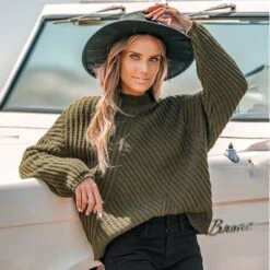 Women's Dark Green Chunky Knit Turtleneck Sweater - Cupshe 11 Women's Dark Green Chunky Knit Turtleneck Sweater - Cupshe -BLAZER GUEST 9552455d f05a 4d6c 9ed8 790749a30678