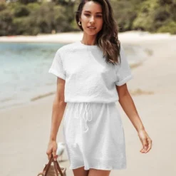 Women's Knit Drawstring Mini Dress - Cupshe 9 Women's Knit Drawstring Mini Dress - Cupshe -BLAZER GUEST 957c646b 89dd 43ce a280 648f82e52ca4