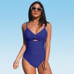 Women's Twist Front Cutout One Piece Swimsuit -Cupshe 18 Women's Twist Front Cutout One Piece Swimsuit -Cupshe -BLAZER GUEST 958de252 9272 4831 8afc 763d4cc6261e