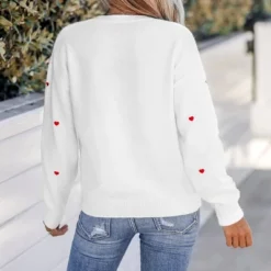 Women's Embroidered Heart V-Neck Sweater - Cupshe 8 Women's Embroidered Heart V-Neck Sweater - Cupshe -BLAZER GUEST 975fc7cb 5eef 4814 a537 50797cb02780
