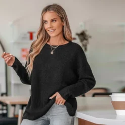 Women's Warm Hugs Drop Sleeve Sweater - Cupshe 10 Women's Warm Hugs Drop Sleeve Sweater - Cupshe -BLAZER GUEST 99230767 9486 40be 851f 66e241102348