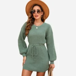 Women's Drawstring Sweater Dress - Cupshe 15 Women's Drawstring Sweater Dress - Cupshe -BLAZER GUEST 9f6257e2 ea63 423e 989f aa639e798836