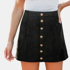 Women's High Waist Buttoned Straight Mini Skirt - Cupshe -BLAZER GUEST 9fd20808 e04f 4e2f 985d 25d2357d11c4