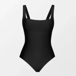 Women's Wide Straps Vintage Square Neck One Piece Swimsuit -Cupshe -BLAZER GUEST a00335e5 5f89 48b0 b64e fa4b68a927e2