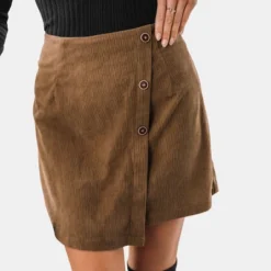 Women's Corduroy Button-Front Mini Wrap Skirt - Cupshe 11 Women's Corduroy Button-Front Mini Wrap Skirt - Cupshe -BLAZER GUEST a2a67778 01da 4f77 b54f 44d2e54fa2ff