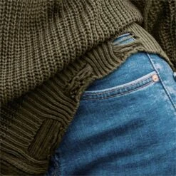 Women's Crochet O-Ring Zipper Sweater - Cupshe