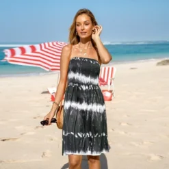 Women's Tie-Dye Wash Smocked Tube Dress - Cupshe -BLAZER GUEST a58a4509 952e 4914 b84e d2221ee8f698