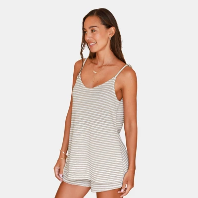 Women's Striped Cami With Short Pajama Set - Cupshe 1 Women's Striped Cami With Short Pajama Set - Cupshe