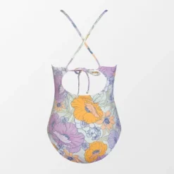 Women's Floral High Neck Cutout One Piece Swimsuit -Cupshe -BLAZER GUEST a8acf376 eb48 439a b583 30f21a76cb82