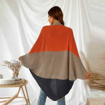 Women's Sunrise Memory Ribbed Colorblock Dolman Sleeve Cardigan - Cupshe 4 Women's Sunrise Memory Ribbed Colorblock Dolman Sleeve Cardigan - Cupshe - Image 4