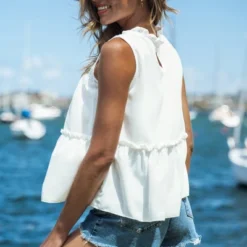 Women's Eyelet Ruffled Tank Top - Cupshe 7 Women's Eyelet Ruffled Tank Top - Cupshe -BLAZER GUEST b037f0c3 91fc 4336 ab4c e625c2355f44