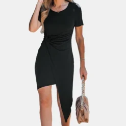 Women's Onyx Twisted Wrap Midi Dress - Cupshe 13 Women's Onyx Twisted Wrap Midi Dress - Cupshe -BLAZER GUEST b2bb2168 5ba8 4014 95f3 fc6fbe11a04c