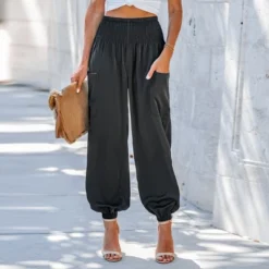 Women's Smocked High Waist Ruched Joggers - Cupshe 12 Women's Smocked High Waist Ruched Joggers - Cupshe -BLAZER GUEST b2c1e737 a2ee 4fd8 832f fea6ecf4885a