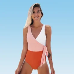 Women's Color Block Tie Side One Piece Swimsuit - Cupshe 15 Women's Color Block Tie Side One Piece Swimsuit - Cupshe -BLAZER GUEST b50bf12a f0c7 4c3a 9e76 1f9d3479c523