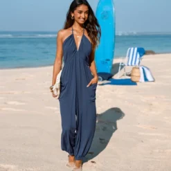 Women's Plunge Halter Jogger Jumpsuit - Cupshe 12 Women's Plunge Halter Jogger Jumpsuit - Cupshe -BLAZER GUEST b62811e7 6d6f 4928 8e0b 12e509e471b6