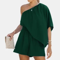 Women's Asymmetrical One-Shoulder Romper - Cupshe -BLAZER GUEST b63c83fe 344b 455d ad51 94645d5faca9