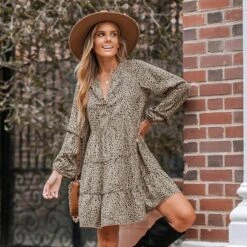 Women's Speckled Print Peasant Sleeve Mini Dress - Cupshe 7 Women's Speckled Print Peasant Sleeve Mini Dress - Cupshe -BLAZER GUEST b6f90621 93a2 4e5d 8d90 eb6e05909de6