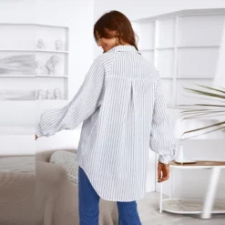 Women's Long Sleeve Pinstripe Blouse Shirt - Cupshe 8 Women's Long Sleeve Pinstripe Blouse Shirt - Cupshe -BLAZER GUEST b8d19bbc 7662 468e 8f0d 25c38a36623e