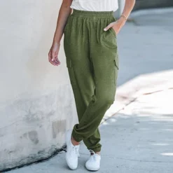 Women's Smocked Pocket Joggers - Cupshe 10 Women's Smocked Pocket Joggers - Cupshe -BLAZER GUEST b96c0ec0 971e 4856 b1a7 3b6f9b024548