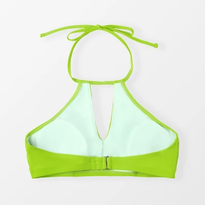 Women's Keyhole High Neck Bikini Top - Cupshe 5 Women's Keyhole High Neck Bikini Top - Cupshe - Image 5