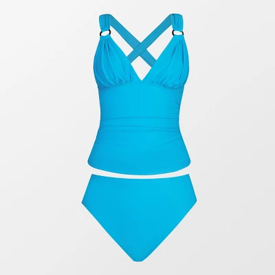 Women's Cross Back Tankini Set Swimsuit - Cupshe 4 Women's Cross Back Tankini Set Swimsuit - Cupshe - Image 4