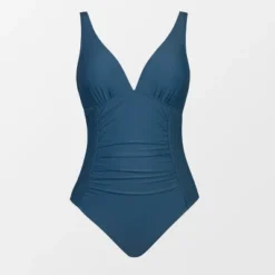 Women's Side Smocked One Piece Swimsuit - Cupshe -BLAZER GUEST bb7d60e7 cf53 4912 8314 d13679cbc8d6