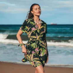 Women's Tropical Leaf Shirt Collar Dress - Cupshe 9 Women's Tropical Leaf Shirt Collar Dress - Cupshe -BLAZER GUEST bbc43a4c 95fd 4ab4 ba53 8da6192c70d8