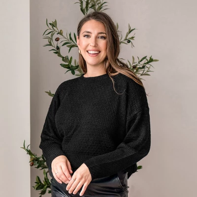 Women's Warm Hugs Drop Sleeve Sweater - Cupshe 2 Women's Warm Hugs Drop Sleeve Sweater - Cupshe - Image 2