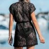 Women's Crochet Drawstring Cover-Up Dress -Cupshe