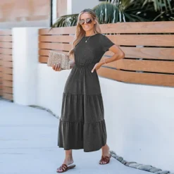 Women's Tiered Hem Maxi Dress - Cupshe 10 Women's Tiered Hem Maxi Dress - Cupshe -BLAZER GUEST bd912577 258c 4812 ab31 7d08d1e12c69