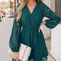 Women's Floral Lace Peasant Sleeve Mini Dress - Cupshe 10 Women's Floral Lace Peasant Sleeve Mini Dress - Cupshe -BLAZER GUEST bf9fbe3f 2675 4afe bb37 1b4631b57de5