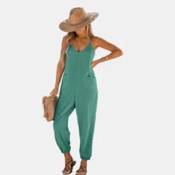 Women's V-Neck Cami Jogger Jumpsuit - Cupshe -BLAZER GUEST c1fa1088 859a 447c 9c62 18fa461683c4