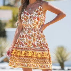 Women's Floral Print Cami A-Line Dress - Cupshe 10 Women's Floral Print Cami A-Line Dress - Cupshe -BLAZER GUEST c3dd74b1 e9e6 4bfb bf09 5ae2ea54e307