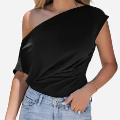 Women's One Shoulder Short Sleeve Fitted Bodysuit - Cupshe 7 Women's One Shoulder Short Sleeve Fitted Bodysuit - Cupshe -BLAZER GUEST c4a9c5ca 8b05 47a4 9814 1e5cbb9dde3a