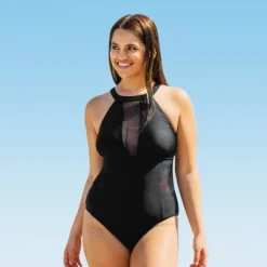 Women's Plus Size One Piece Swimsuit Black Mesh High Neck Bathing Suit -Cupshe -Black 9 Women's Plus Size One Piece Swimsuit Black Mesh High Neck Bathing Suit -Cupshe -Black -BLAZER GUEST c5b35a9d fd61 4151 bebc d4693ee4e03d