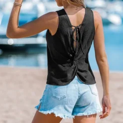 Women‘s Ribbed Knit Backless Tank Top - Cupshe 9 Women‘s Ribbed Knit Backless Tank Top - Cupshe -BLAZER GUEST c93909b2 ddd3 40d6 9e2e fb2a8114f617