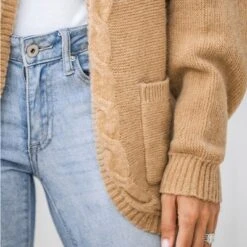 Women's Open-Front Chunky Knit Cardigan - Cupshe -BLAZER GUEST c95760de f091 475e a9c3 b60e2ae4e246
